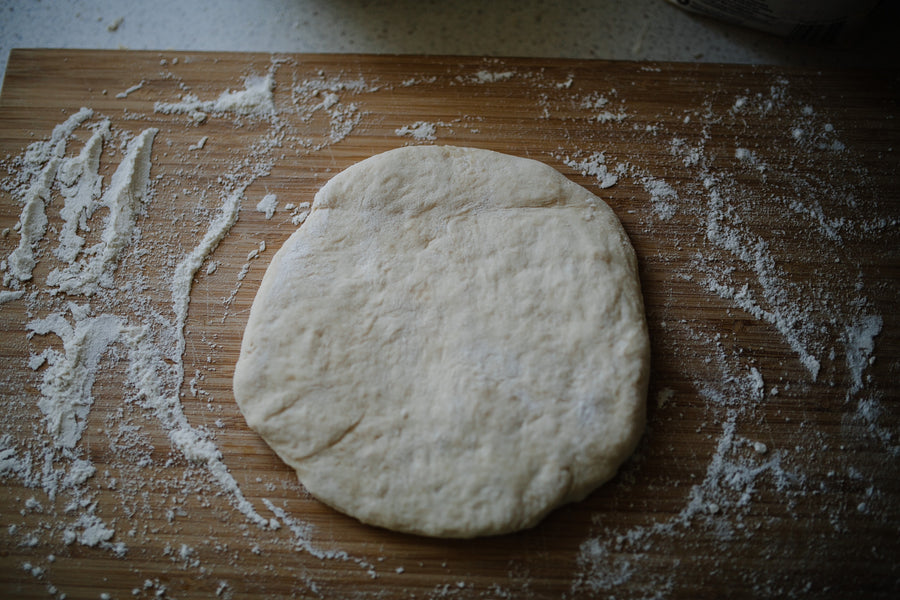 Masa de pizza a base de papa